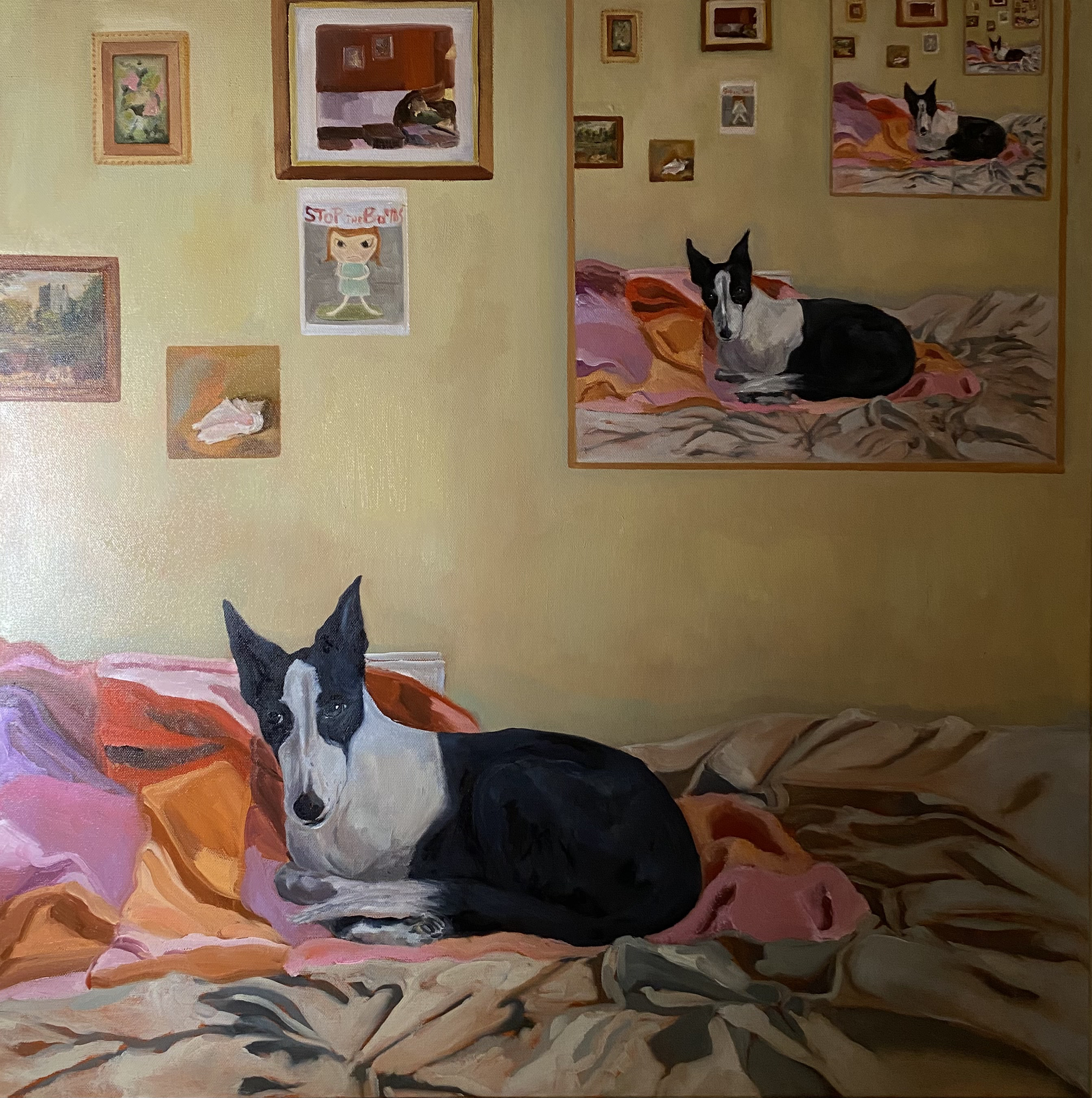 Woman with sunglasses walking down runway